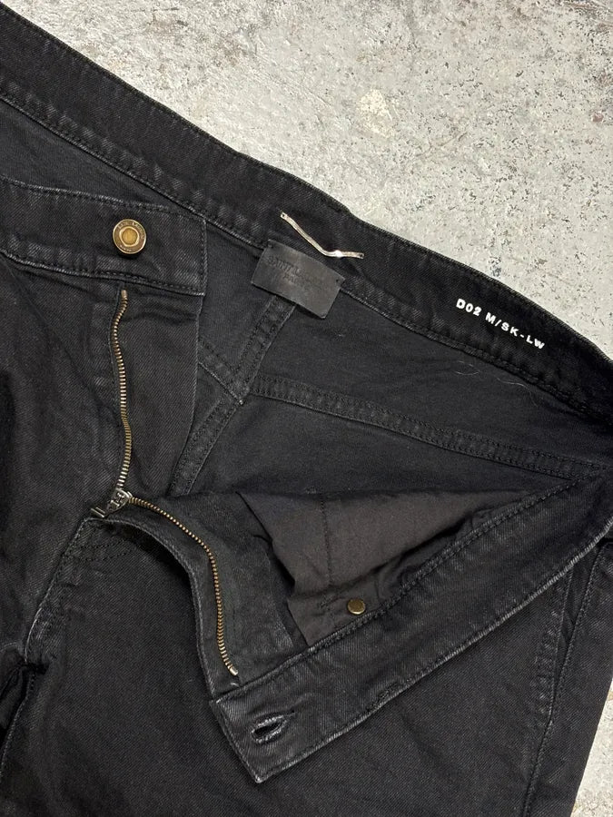 2010s Saint Laurent Black Dark Slim Jeans FMjhltR 8