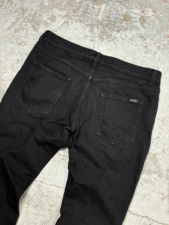 2010s Saint Laurent Black Dark Slim Jeans FMjhltR 6
