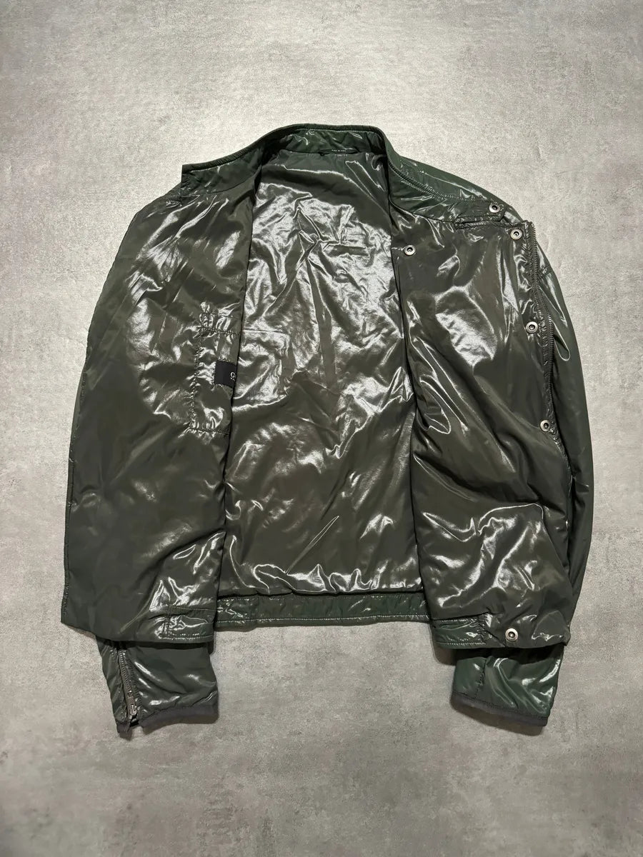 FW2009 Gucci Green Asymmetrical Avant-Garde Jacket YdmkBew 2