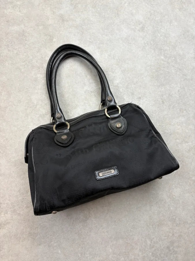 FW2009 John Galliano Black Newspaper Magazine Handle Bag UJVAlzv 3