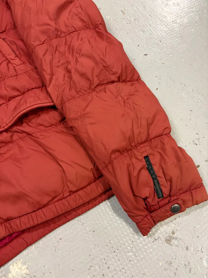 FW2009 Prada Red Nylon Quilted Puffer Jacket  VfmlYth 7