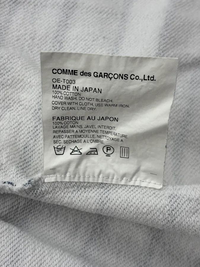 FW2010 Comme des Garçons Marine White Striped Zip-up Hoodie fxcLIOj 10
