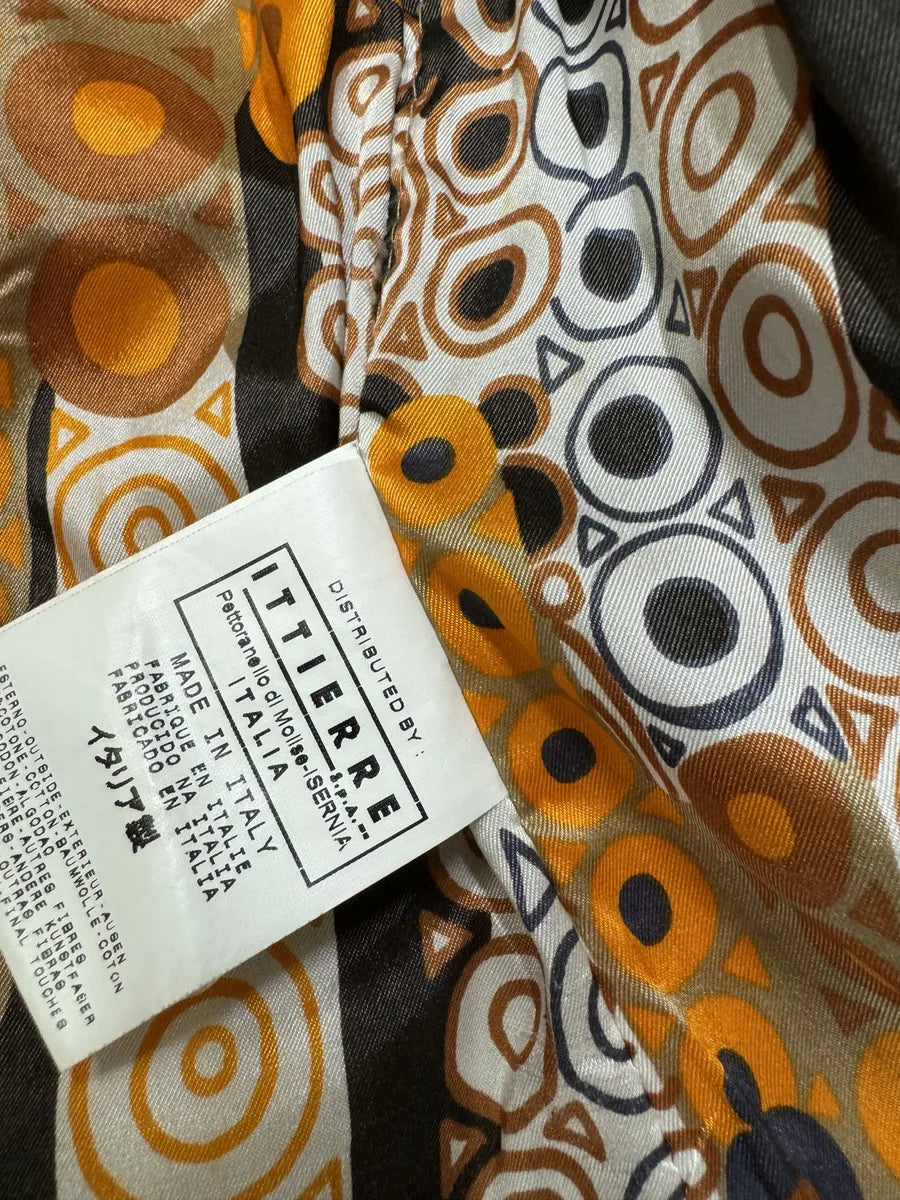 FW2010 Dolce & Gabbana Beige Fur Collar Buttoned Long Jacket (S) 7