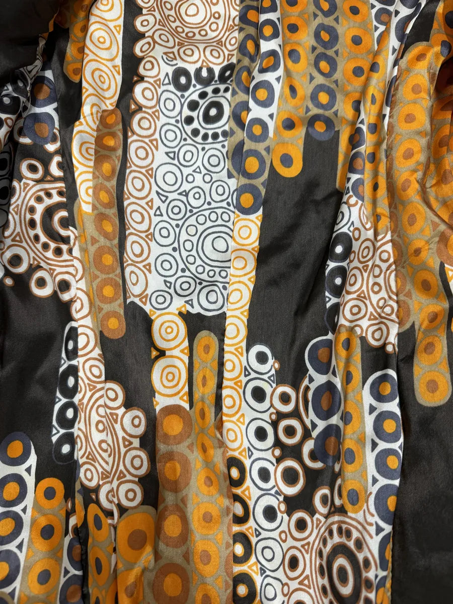 FW2010 Dolce & Gabbana Beige Fur Collar Buttoned Long Jacket (S) 8