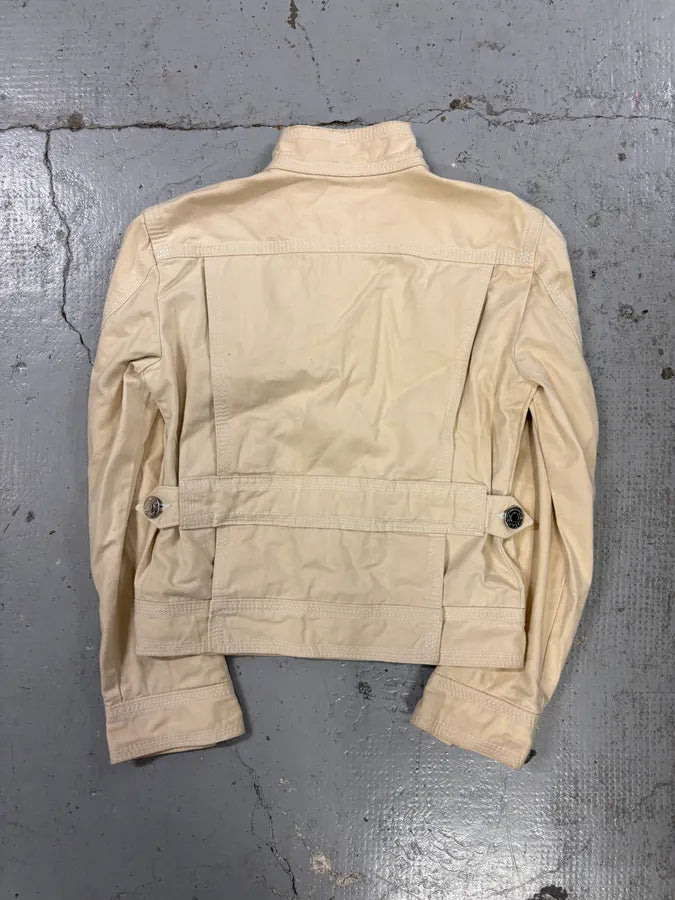 SS2005 Dsquared2 Cream Cotton Multi-Pocket Cargo Jacket EfLQxfg 4
