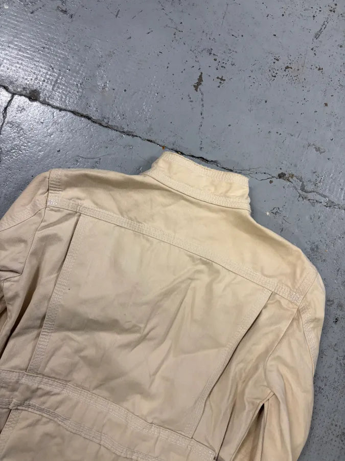 SS2005 Dsquared2 Cream Cotton Multi-Pocket Cargo Jacket EfLQxfg 5