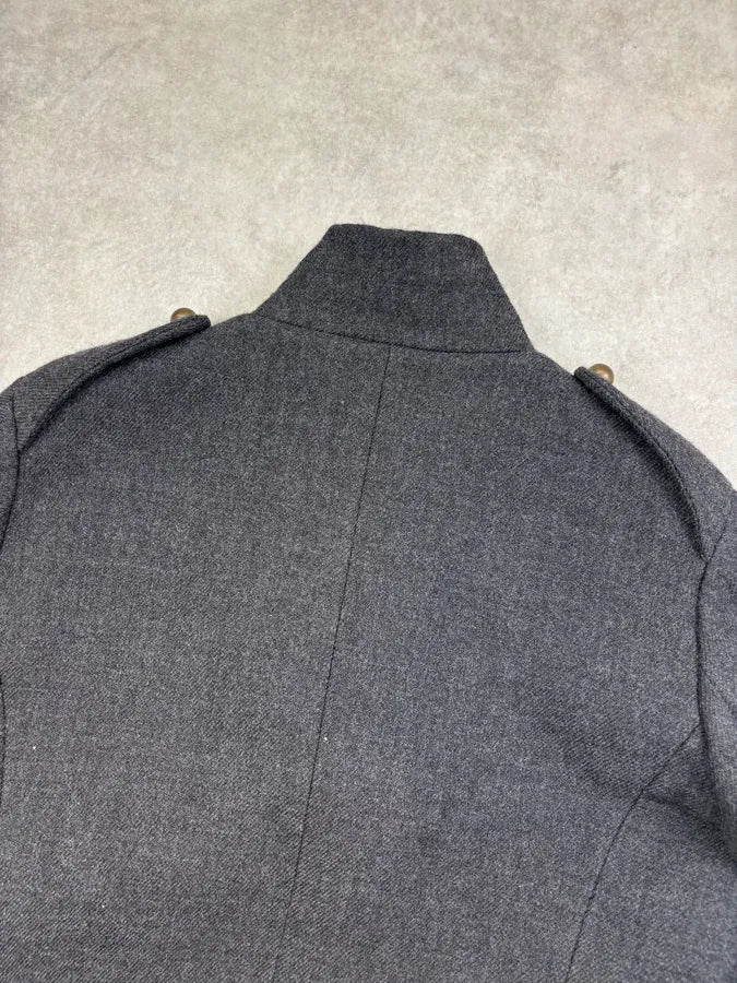 FW2010 Dsquared2 Grey Wool Military Buttoned Jacket BCiJExX 6