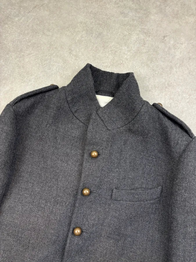 FW2010 Dsquared2 Grey Wool Military Buttoned Jacket BCiJExX 4