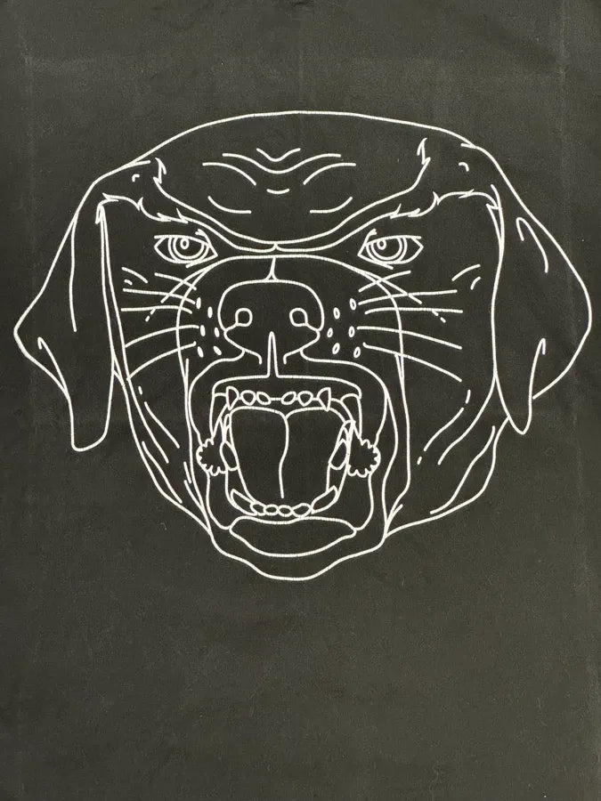 SS2017 Givenchy Black Cotton Rottweiler Graphic T-Shirt by Riccardo Tisci hnixpjw 6