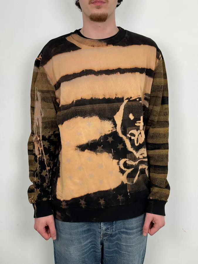 AW2014 Givenchy Contemporary Distressed Skull Sweater by Riccardo Tisci FapHldA 1