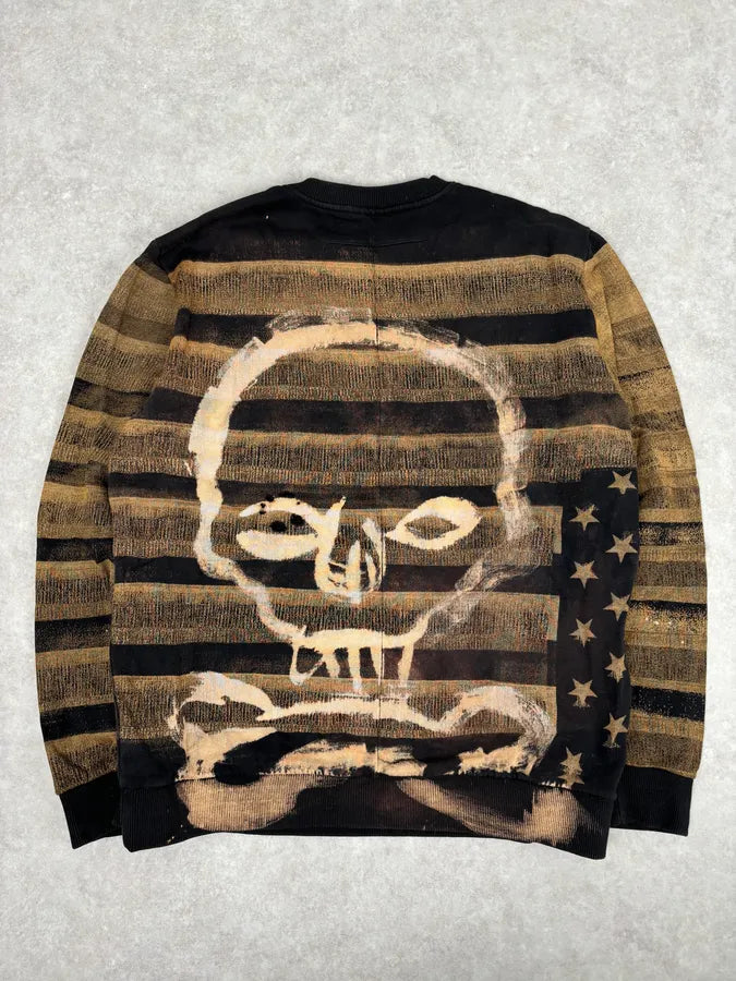 AW2014 Givenchy Contemporary Distressed Skull Sweater by Riccardo Tisci FapHldA 4