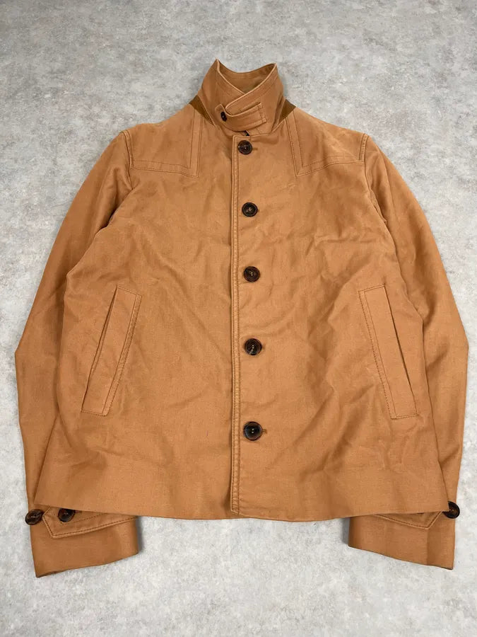 FW2010 Gucci Beige Buttoned Classy Jacket by Frida Giannini sLjzmok 3