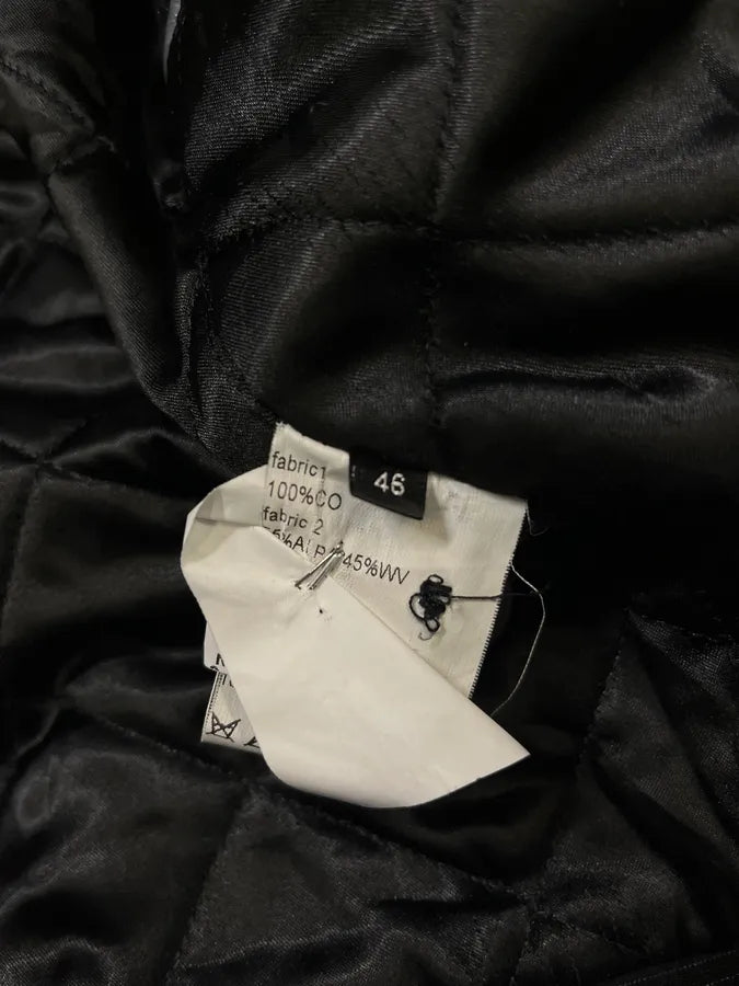 FW2010 Kris Van Assche Black Stripped Bomber Jacket  SHswpPs 10