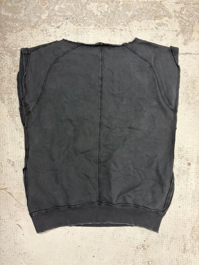 FW2010 Pierre Balmain Grey Heraldic Crest Sleeveless Sweater GQJNNlw 5