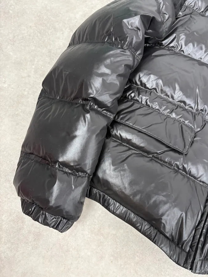 FW2010 Prada Black Nylon Quilted Puffer Jacket dyDnIpC 8