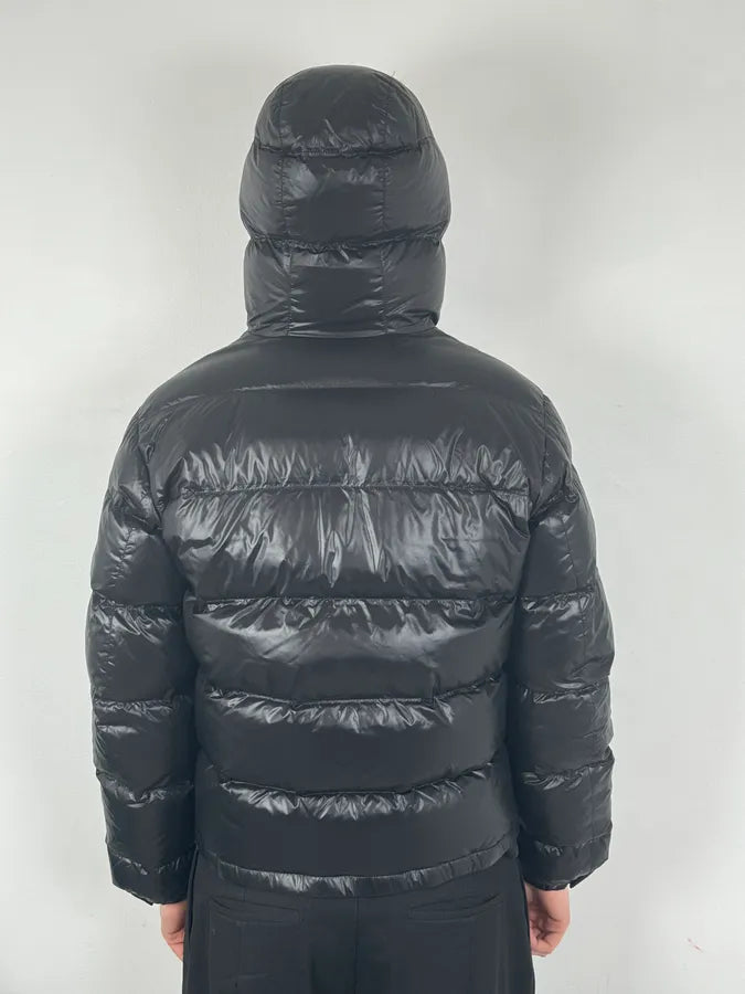 FW2010 Prada Black Nylon Quilted Puffer Jacket dyDnIpC 3