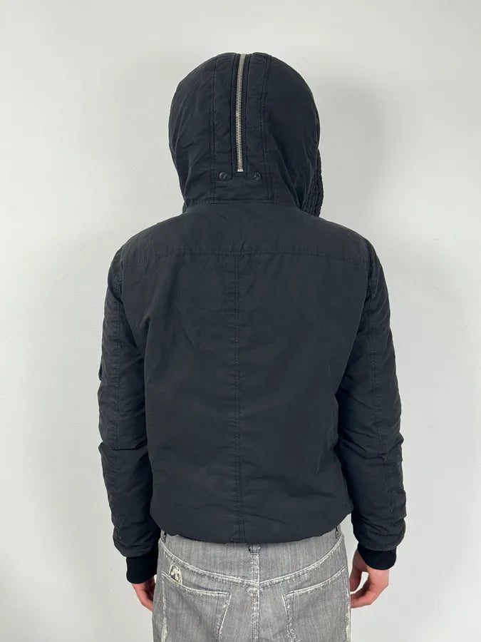 FW2010 Rick Owens Black Aviator Obscure Bomber Jacket liVNzDz 2