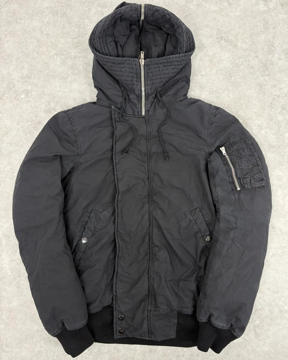 FW2010 Rick Owens Black Aviator Obscure Bomber Jacket liVNzDz 0