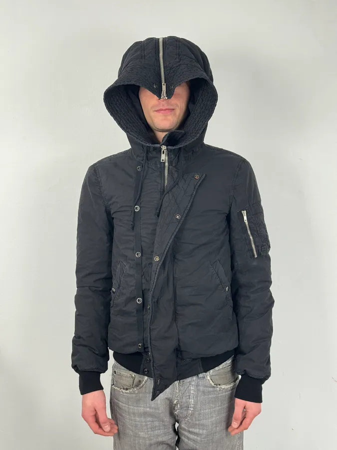 FW2010 Rick Owens Black Aviator Obscure Bomber Jacket liVNzDz 3