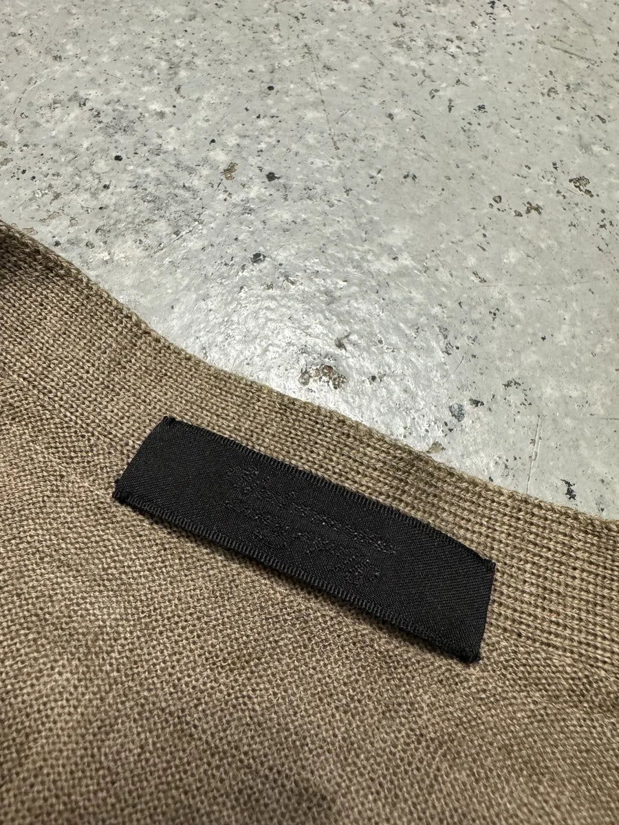 FW2010 Undercover Camel Wool Jacquard Cardigan sAxkche 11