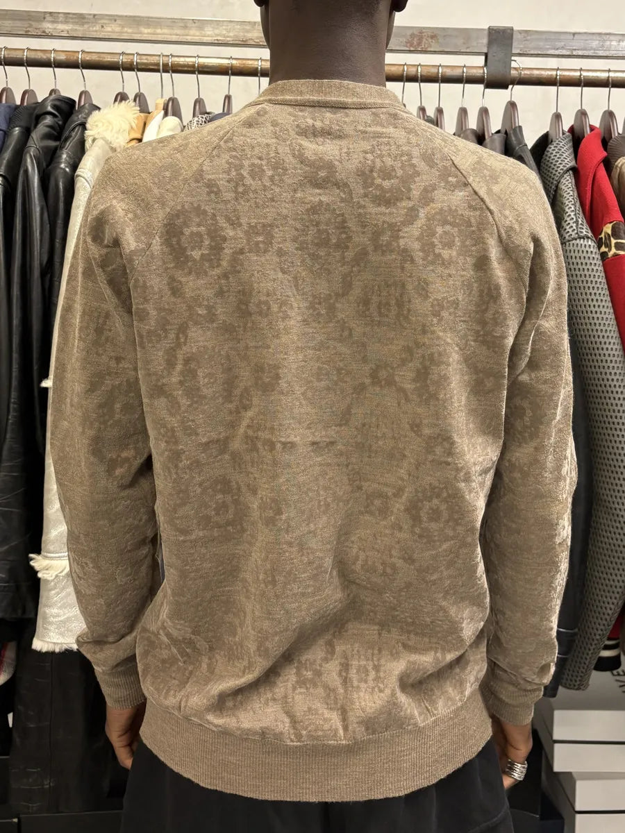 FW2010 Undercover Camel Wool Jacquard Cardigan sAxkche 2