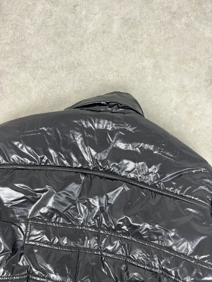 2010s Daniele Alessandrini Black Puffer Nylon Quilted Jacket XhQmMSN 5