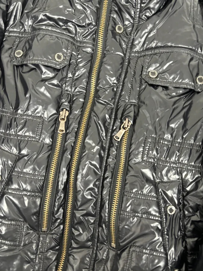 2010s Daniele Alessandrini Black Puffer Nylon Quilted Jacket XhQmMSN 8
