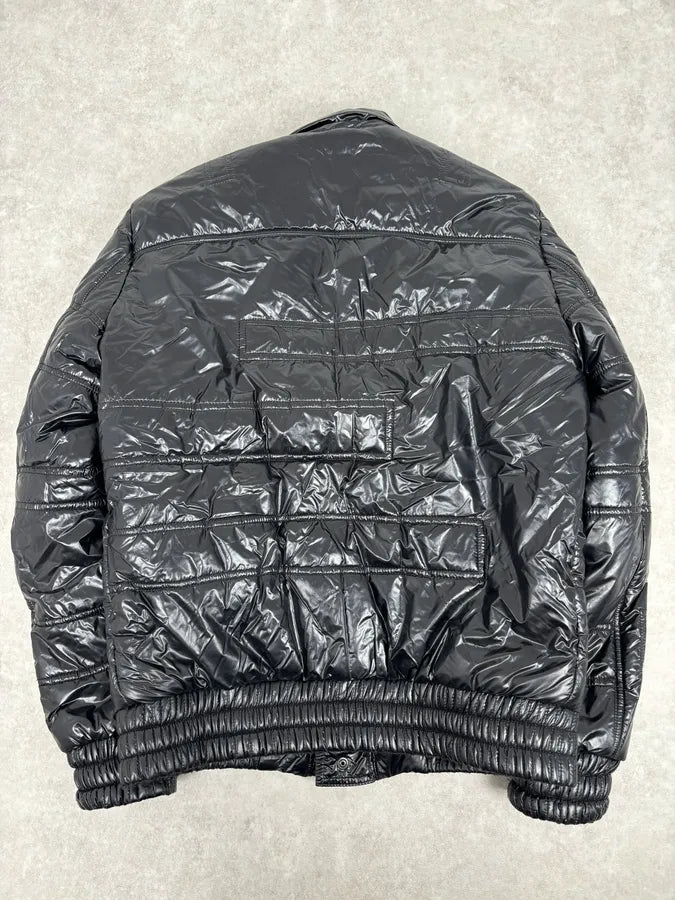 2010s Daniele Alessandrini Black Puffer Nylon Quilted Jacket XhQmMSN 4