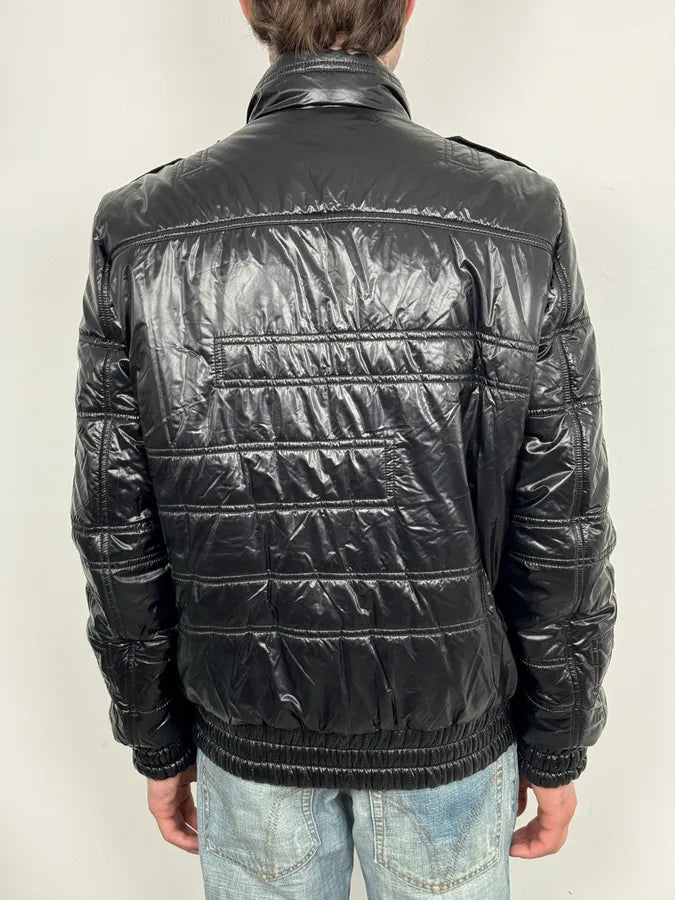 2010s Daniele Alessandrini Black Puffer Nylon Quilted Jacket XhQmMSN 2