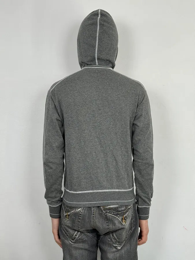 2000s Dolce & Gabbana Grey Gym Zip-up Hoodie  YgZtFpe 2
