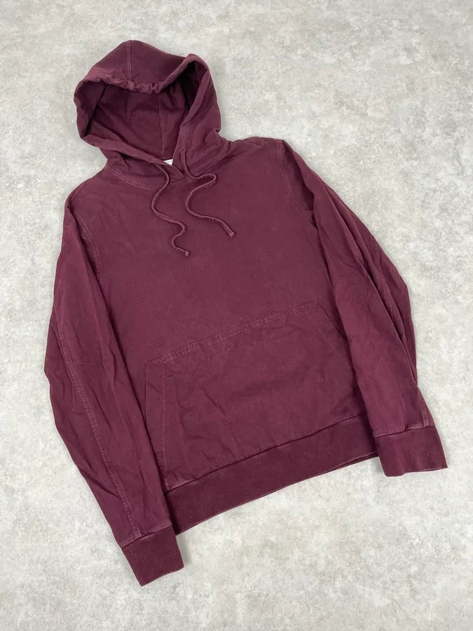 AW2019 Dries van Noten Bordeaux Psycho Hallucination Back Hoodie VrwjIEx 4