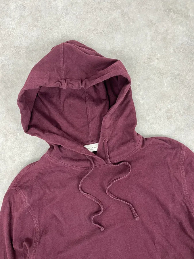 AW2019 Dries van Noten Bordeaux Psycho Hallucination Back Hoodie VrwjIEx 5