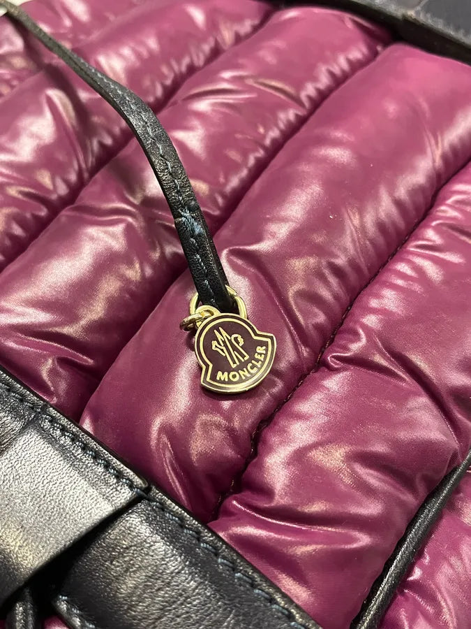 2010s Moncler Puffer Purple Handle Bag kMMgDbt 5