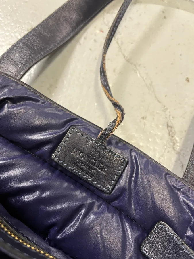 2010s Moncler Puffer Purple Handle Bag kMMgDbt 7