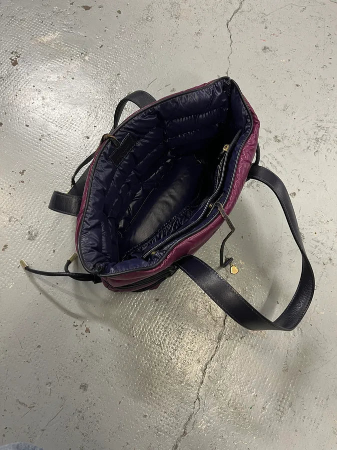 2010s Moncler Puffer Purple Handle Bag kMMgDbt 8