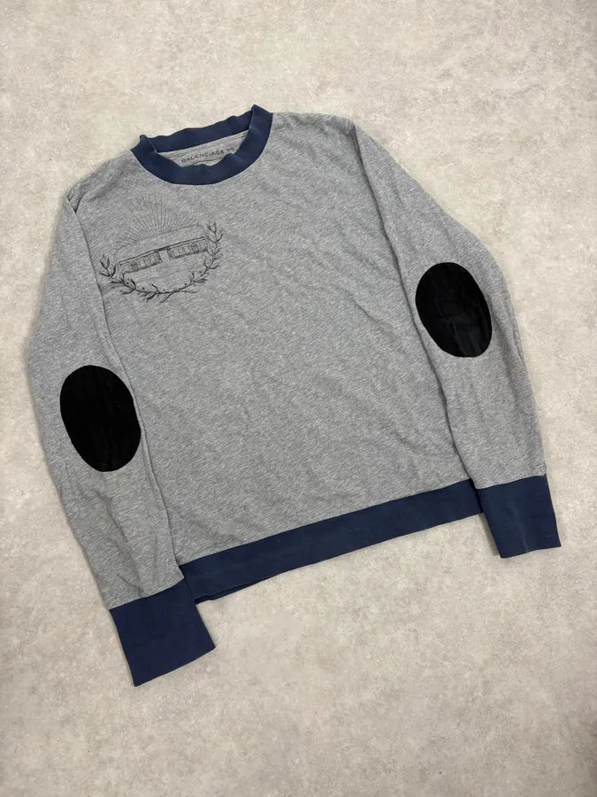 FW2011 Balenciaga Grey Crewneck Sweater cBvelRC 3