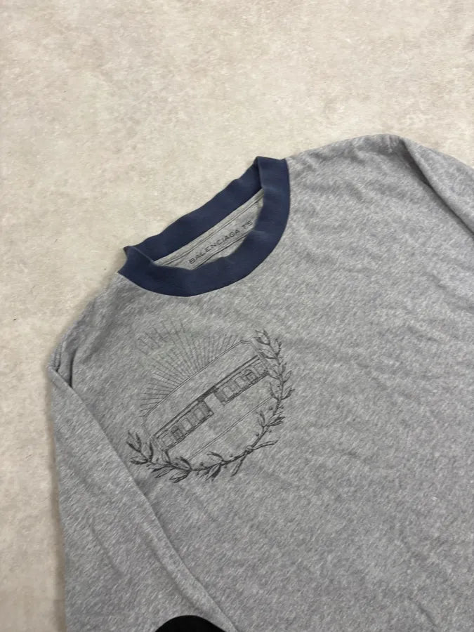 FW2011 Balenciaga Grey Crewneck Sweater cBvelRC 4