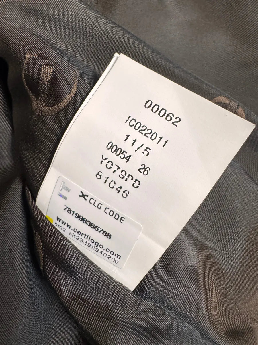 FW2011 Cavalli Cropped Brown Leather Jacket (S/M) Azlwupo 8