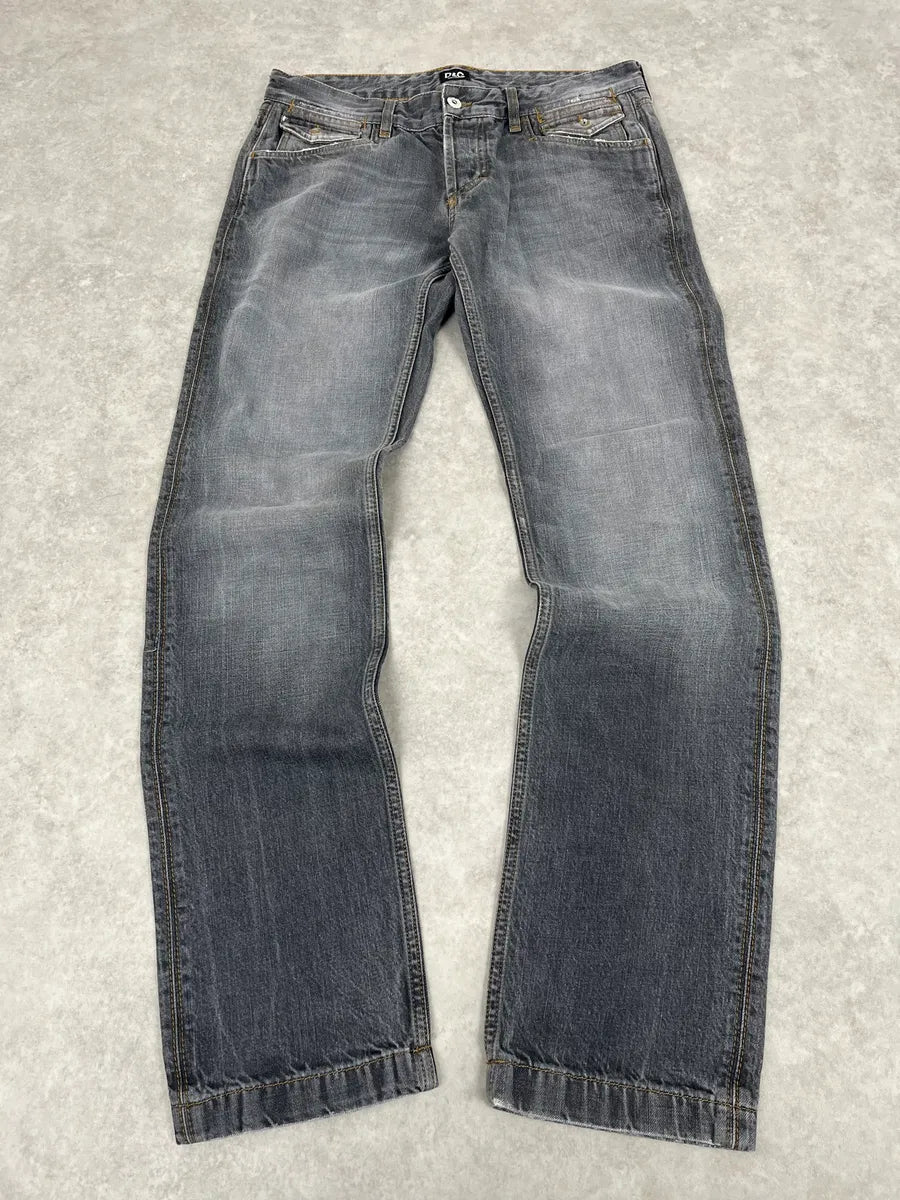 FW2011 Dolce & Gabbana Grey Faded Denim Jeans xjkXqrp 0