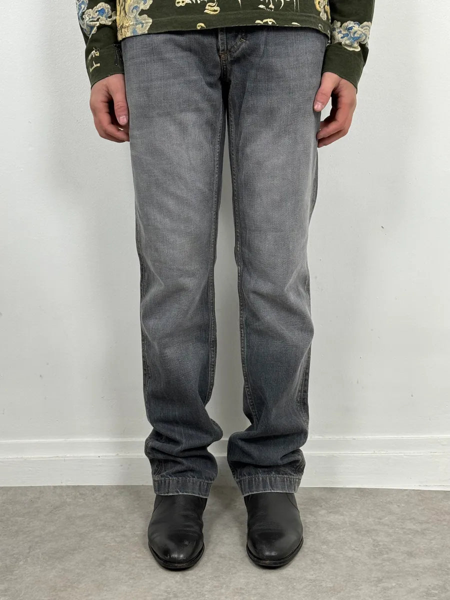 FW2011 Dolce & Gabbana Grey Faded Denim Jeans xjkXqrp 1