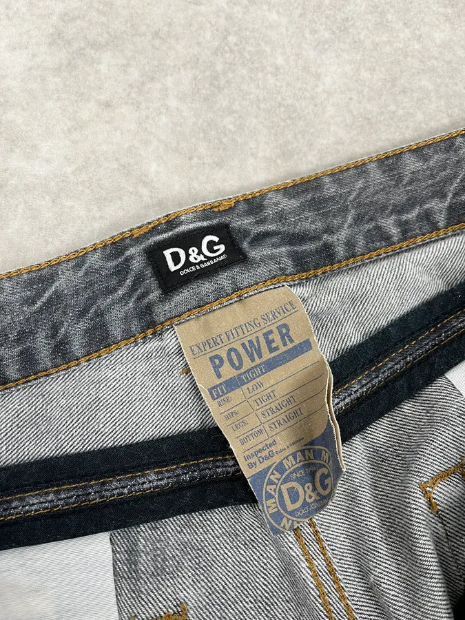 FW2011 Dolce & Gabbana Grey Faded Denim Jeans xjkXqrp 10