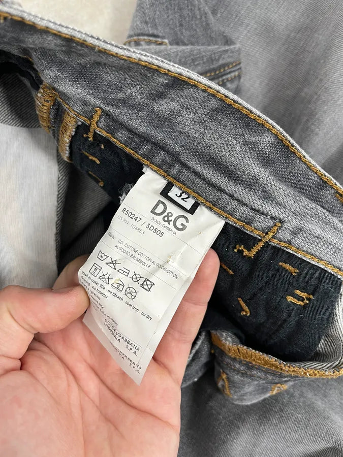 FW2011 Dolce & Gabbana Grey Faded Denim Jeans xjkXqrp 11
