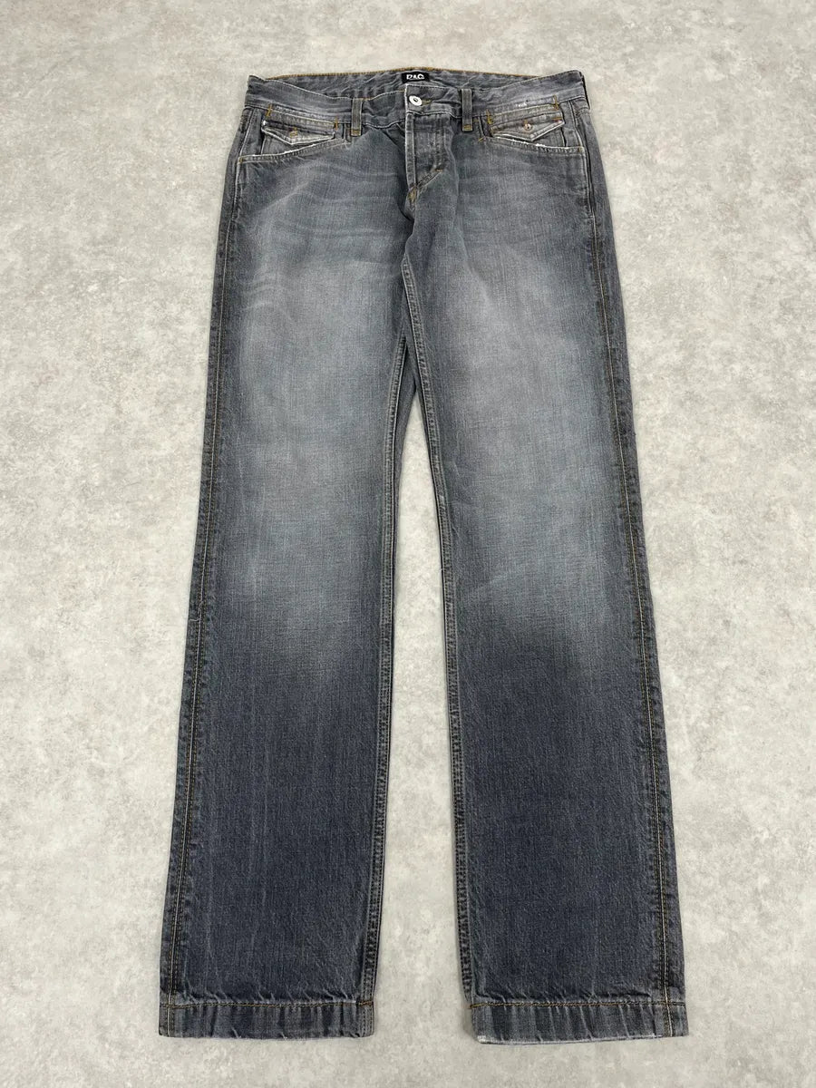 FW2011 Dolce & Gabbana Grey Faded Denim Jeans xjkXqrp 4