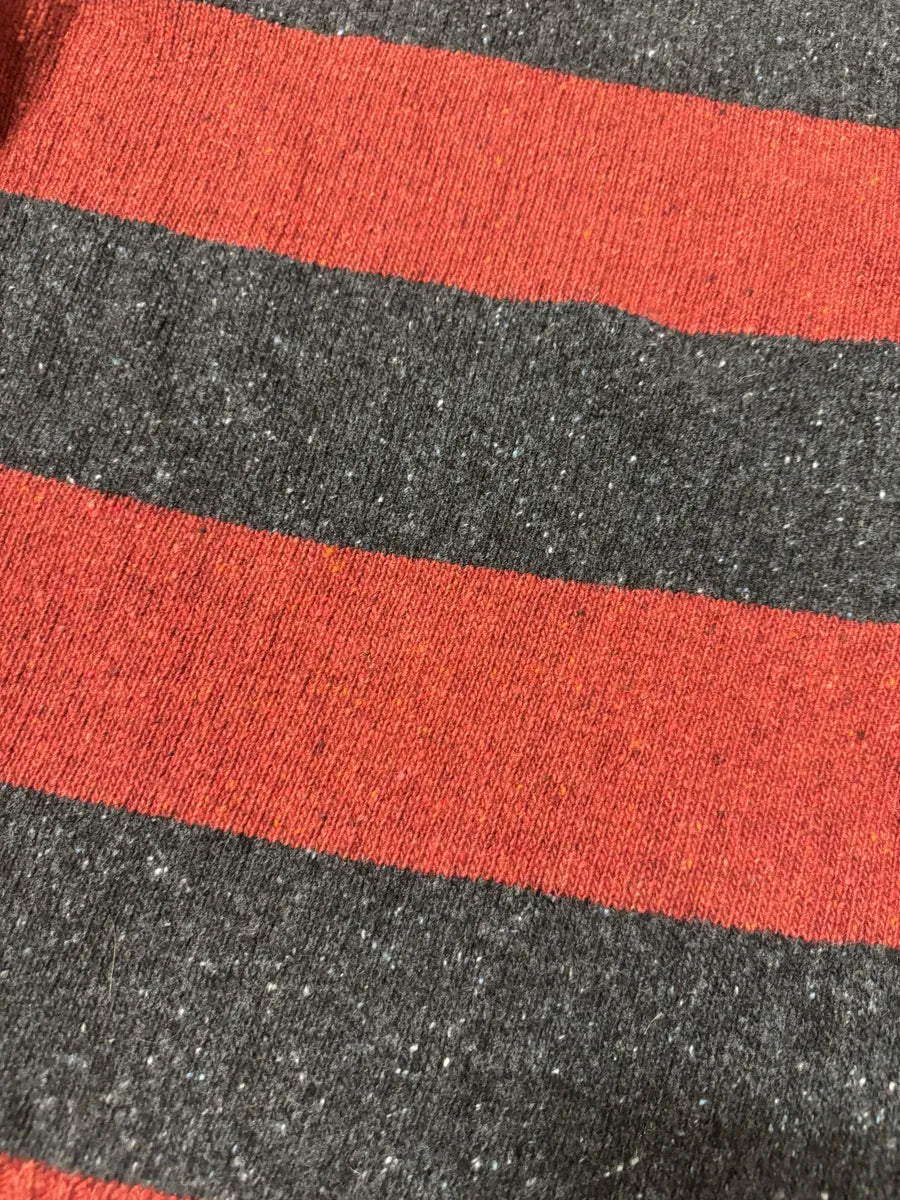 FW2011 Dolce & Gabbana Red & Grey Striped V Neck Sweater MRpazhE 6