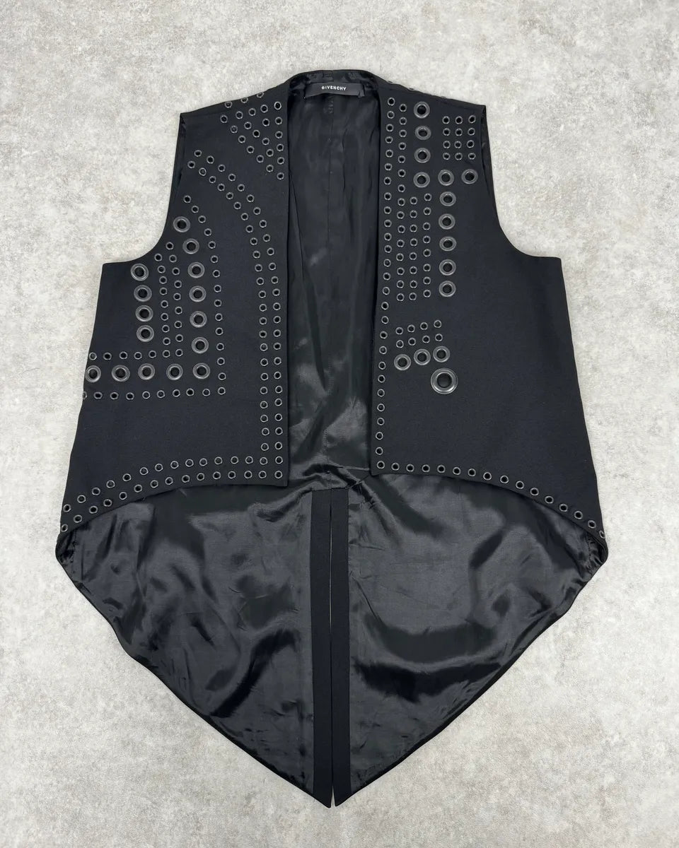 FW2011 Givenchy Black Eyeled Tailcoat Vest by Riccardo Tisci  VFnDIzb 0