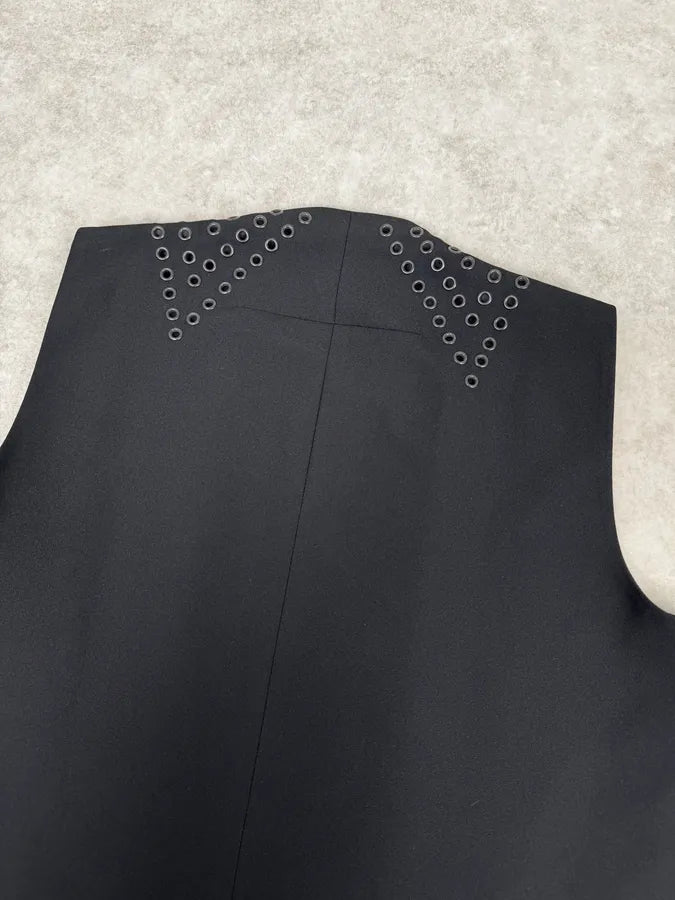 FW2011 Givenchy Black Eyeled Tailcoat Vest by Riccardo Tisci  VFnDIzb 5