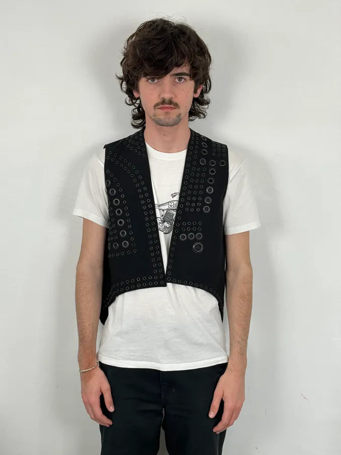 FW2011 Givenchy Black Eyeled Tailcoat Vest by Riccardo Tisci  VFnDIzb 1