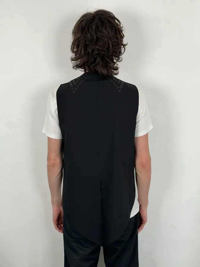 FW2011 Givenchy Black Eyeled Tailcoat Vest by Riccardo Tisci  VFnDIzb 2