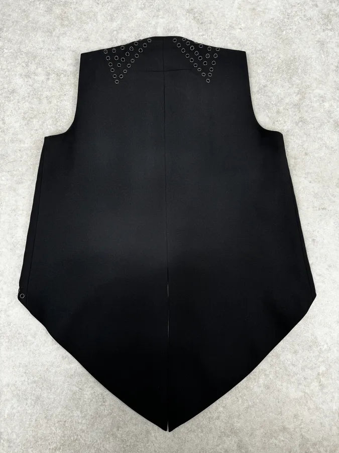 FW2011 Givenchy Black Eyeled Tailcoat Vest by Riccardo Tisci  VFnDIzb 3