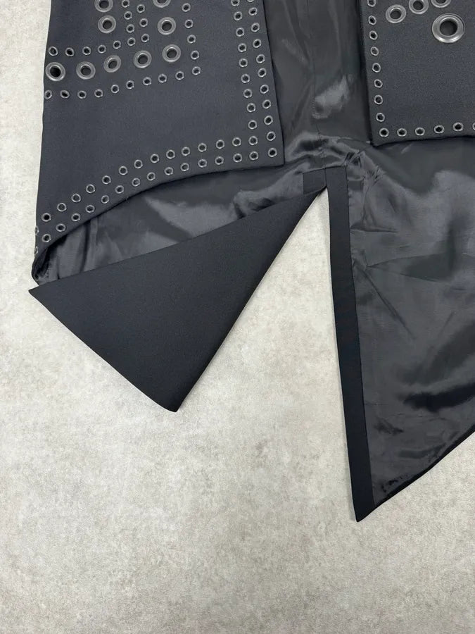 FW2011 Givenchy Black Eyeled Tailcoat Vest by Riccardo Tisci  VFnDIzb 8